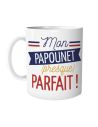 Mug "Mon Papounet Presque Parfait" - Dimensions : 11,5 x 8 x 9,7 cm