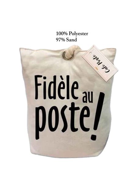 Cale Porte avec Texte - 4 Modèles Différents