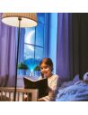 Lampe Fibre Plastique / Illuminée en Plusieurs Couleurs / Dimensions: 33 x 8 cm