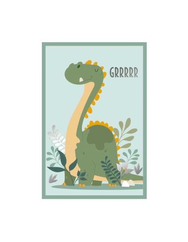 Toile Murale Dinosaure / Dimensions : 30 x 20 x 2 cm