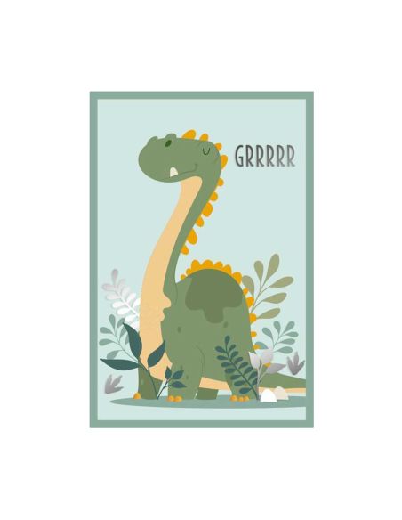 Toile Murale Dinosaure / Dimensions : 30 x 20 x 2 cm