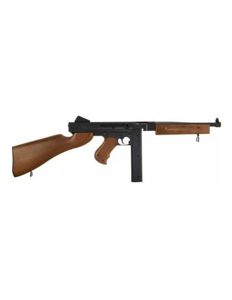 Réplique airsoft D98 Thompson M1A1 Noir et Bois