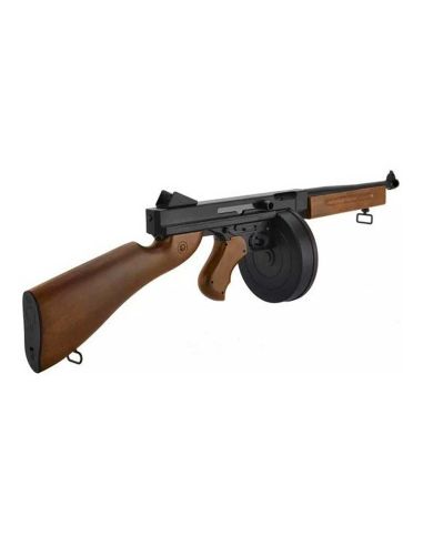 Réplique airsoft D98 Thompson M1A1 Noir et Bois
