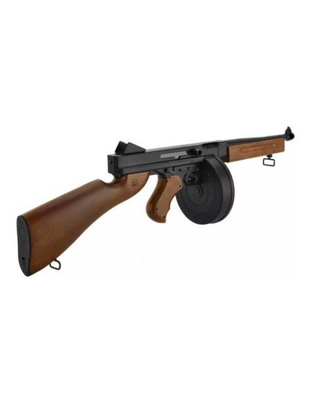 Réplique airsoft D98 Thompson M1A1 Noir et Bois