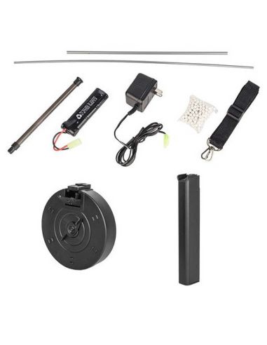 Réplique airsoft D98 Thompson M1A1 Noir et Bois