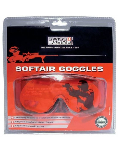 Lunettes de protection Transparentes Swiss Arms Airsoft 603926 ANSI Z87.1