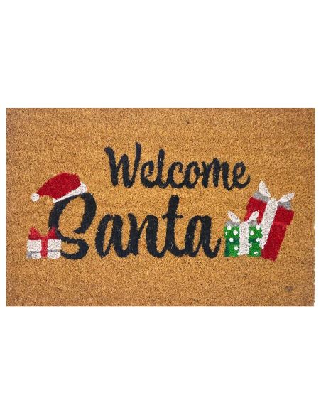 Paillasson "Welcome Santa" - Dimensions : 60 x 40 cm