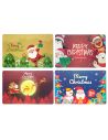 4 Sets de table "Mon Monde de Noël" - Dimensions : 43,5 x 28,5 cm