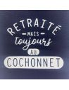 Etui boules de pétanque "Retraité mais toujours au cochonnet"