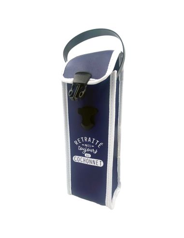 Etui boules de pétanque "Retraité mais toujours au cochonnet"