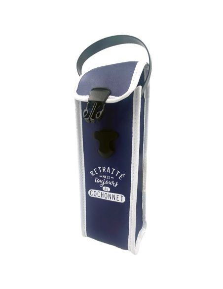 Etui boules de pétanque "Retraité mais toujours au cochonnet"