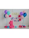 Stickers Baby Shower "BABY" Doré