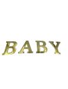Stickers Baby Shower "BABY" Doré