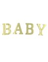 Stickers Baby Shower "BABY" Doré