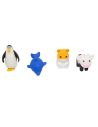 Lot de 4 Gommes Puzzle en Forme d'Animaux