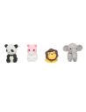 Lot de 4 Gommes Puzzle en Forme d'Animaux