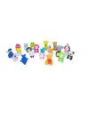 Lot de 4 Gommes Puzzle en Forme d'Animaux