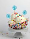Top Gâteau 12 Pics Boule Alvéolées
