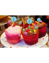 Top Gâteau 12 Pics Boule Alvéolées