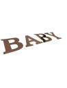 Stickers Baby Shower "BABY" Rose Doré