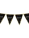 Guirlande de 10 Fanions Triangles "Bonne Année" / Longueur : 3 mètres