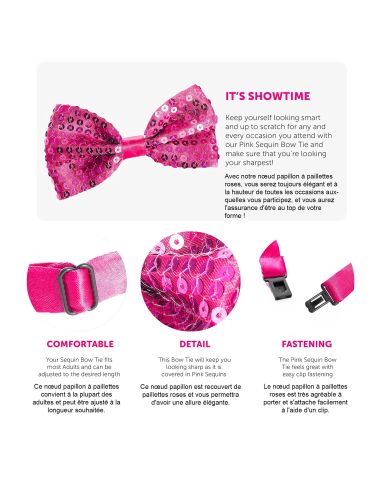 Noeud Papillon Brillant Tenue Disco