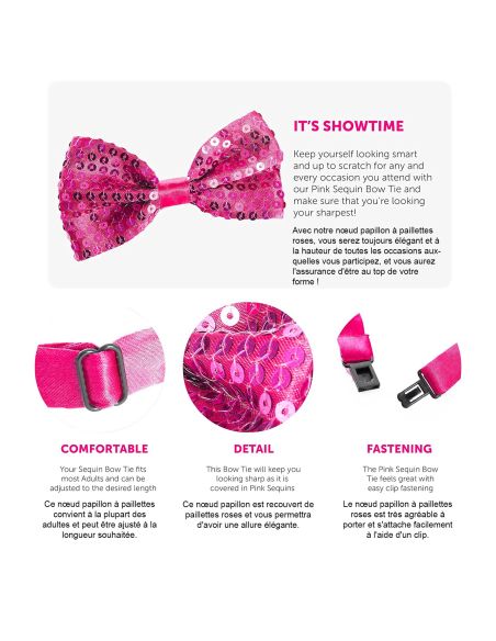 Noeud Papillon Brillant Tenue Disco