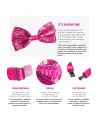 Noeud Papillon Brillant Tenue Disco