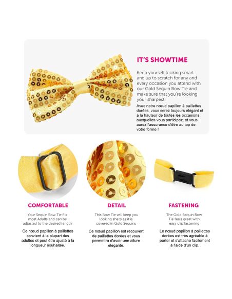 Noeud Papillon Brillant Tenue Disco