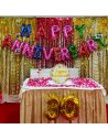 Ballon Métallique Rond "Joyeux Anniversaire" Party Chic - Dimension 35 cm