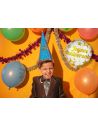 Ballon Métallique Rond "Joyeux Anniversaire" Party Chic - Dimension 35 cm