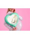Ballon Cœur Métal Bébé Bleu / Hauteur : 35 cm