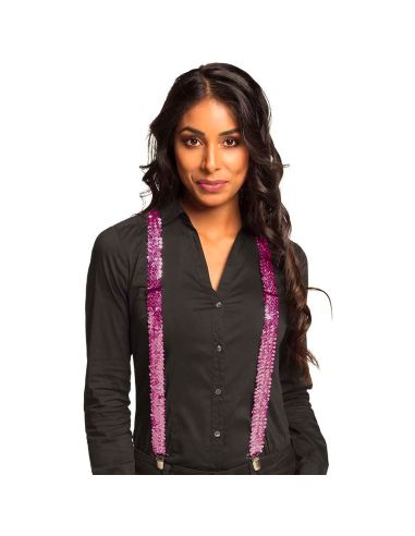 Bretelles brillantes Tenue Disco