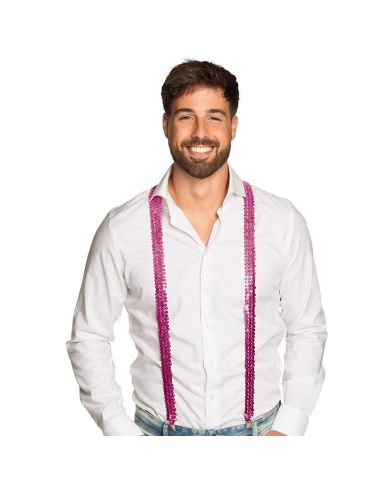 Bretelles brillantes Tenue Disco