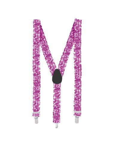 Bretelles brillantes Tenue Disco