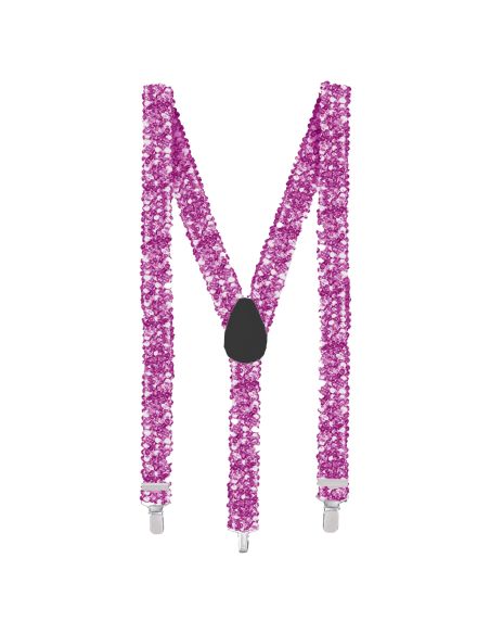 Bretelles brillantes Tenue Disco