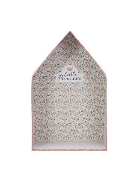 Lot De 3 Boîtes Gigognes Blanches et Roses  - Hauteur : 23 cm à 32 cm