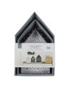Lot De 3 Boîtes Gigognes Grises et Noires - Hauteur : 23 cm à 32 cm