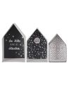 Lot De 3 Boîtes Gigognes Grises et Noires - Hauteur : 23 cm à 32 cm