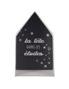 Lot De 3 Boîtes Gigognes Grises et Noires - Hauteur : 23 cm à 32 cm
