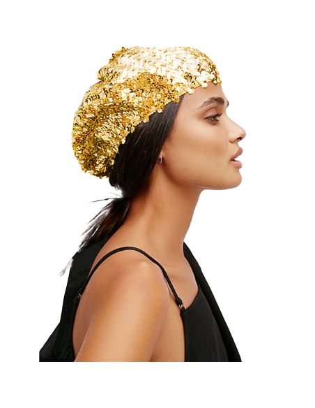 Bonnet à Paillettes Tenue Disco