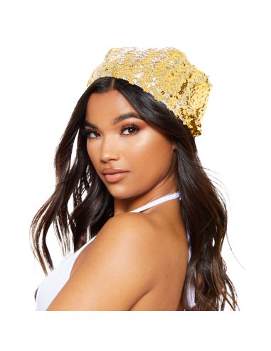 Bonnet à Paillettes Tenue Disco