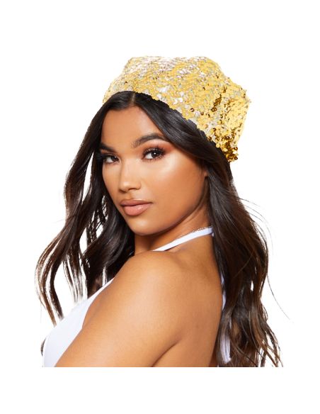 Bonnet à Paillettes Tenue Disco