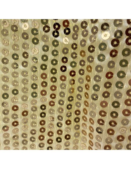 Gilet brillant Tenue Disco - Couleur : Or - Taille : XL