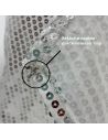 Gilet brillant Tenue Disco - Couleur : Argent - Taille : XL