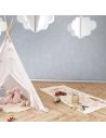 Tapis Illustré Jeu de Marelle  - Dimensions : L.140 x l.70 x H.0,5 cm