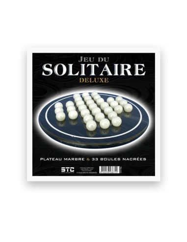 Objet de Décoration - Jeu du Solitaire Deluxe