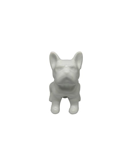 Statue mini Bulldog en Céramique Noire - Hauteur: 9 cm