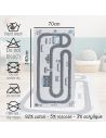 Tapis Illustré Circuit de Voitures - Dimensions : L.140 x l.70 x H.0,5 cm