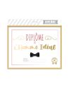 Cadre Diplôme de l'Homme Idéal - Dimensions :  25,5 x 21 x 1,5 cm
